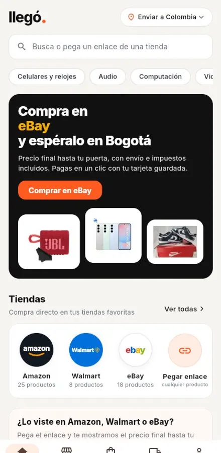 llego on a phone